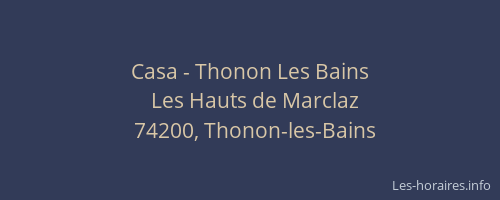 Casa - Thonon Les Bains
