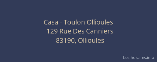 Casa - Toulon Ollioules