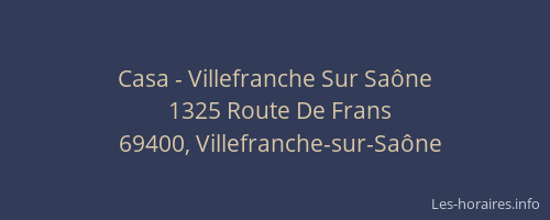 Casa - Villefranche Sur Saône