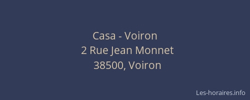 Casa - Voiron