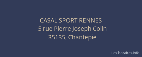 CASAL SPORT RENNES