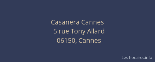 Casanera Cannes