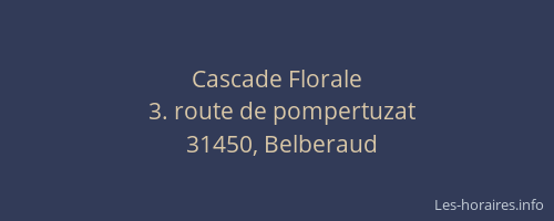 Cascade Florale