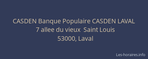CASDEN Banque Populaire CASDEN LAVAL