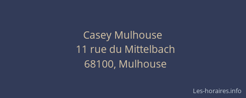Casey Mulhouse