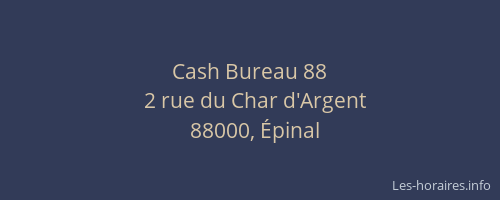 Cash Bureau 88