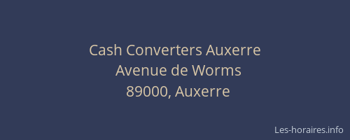 Cash Converters Auxerre