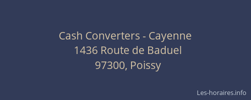 Cash Converters - Cayenne
