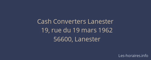 Cash Converters Lanester