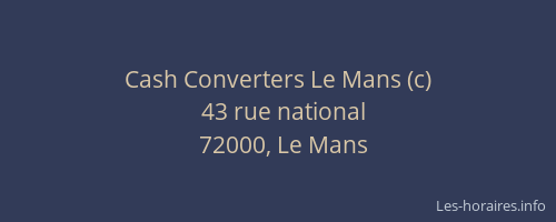 Cash Converters Le Mans (c)