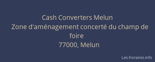 Cash Converters Melun