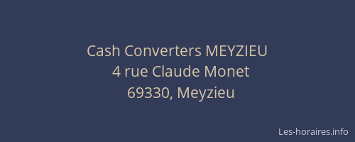 Cash Converters MEYZIEU
