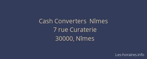 Cash Converters  Nîmes