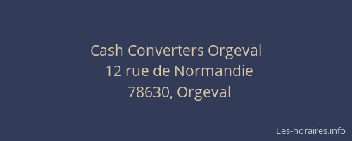 Cash Converters Orgeval