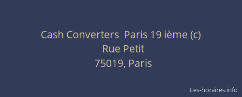 Cash Converters  Paris 19 ième (c)