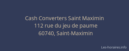 Cash Converters Saint Maximin