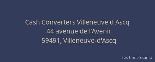 Cash Converters Villeneuve d Ascq