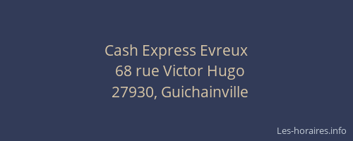 Cash Express Evreux