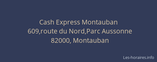 Cash Express Montauban