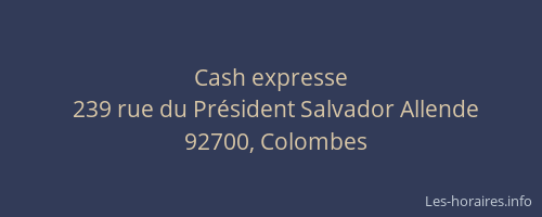 Cash expresse