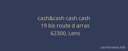 cash&cash cash cash