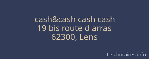 cash&cash cash cash