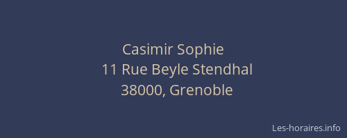 Casimir Sophie