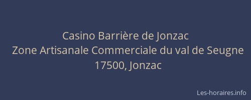 Casino Barrière de Jonzac