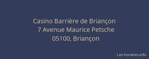 Casino Barrière de Briançon