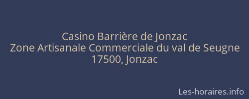 Casino Barrière de Jonzac