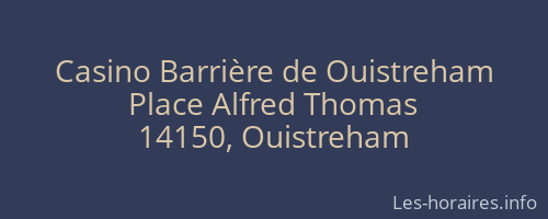 Casino Barrière de Ouistreham