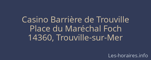 Casino Barrière de Trouville