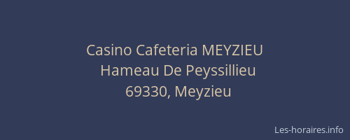 Casino Cafeteria MEYZIEU