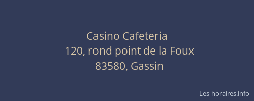 Casino Cafeteria