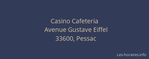 Casino Cafeteria