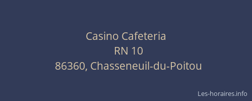 Casino Cafeteria