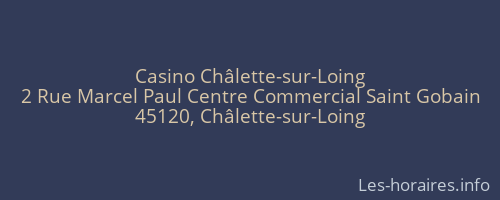 Casino Châlette-sur-Loing