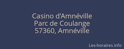 Casino d'Amnéville