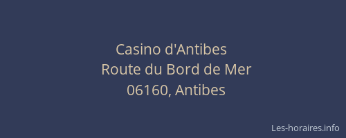 Casino d'Antibes 