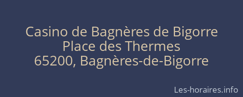 Casino de Bagnères de Bigorre