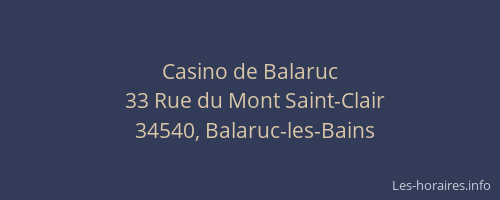 Casino de Balaruc