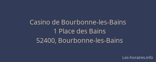 Casino de Bourbonne-les-Bains