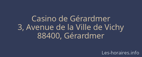 Casino de Gérardmer