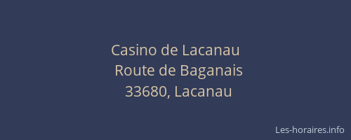 Casino de Lacanau