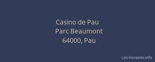 Casino de Pau