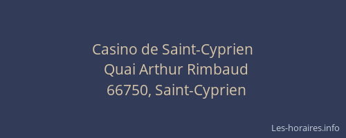 Casino de Saint-Cyprien