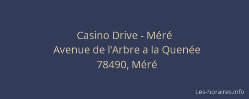 Casino Drive - M&eacute;r&eacute;