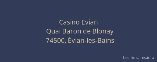 Casino Evian