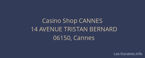 Casino Shop CANNES