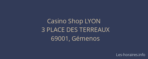 Casino Shop LYON